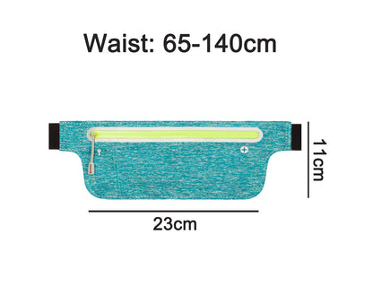 Ultra Slim Running Waist Pack, Lightweight Bag, Water Resistant, for Workouts, Travel Activities-Camouflage Blue