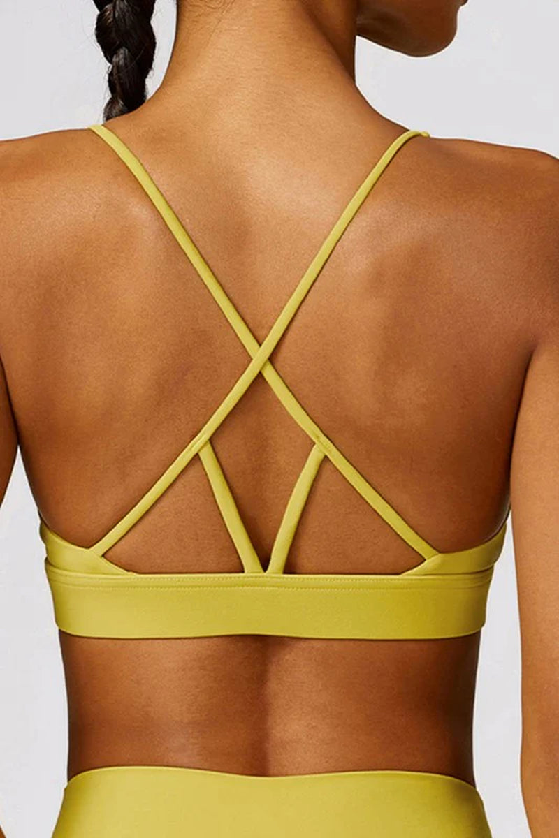 Tight Brushed Back Yoga Bras