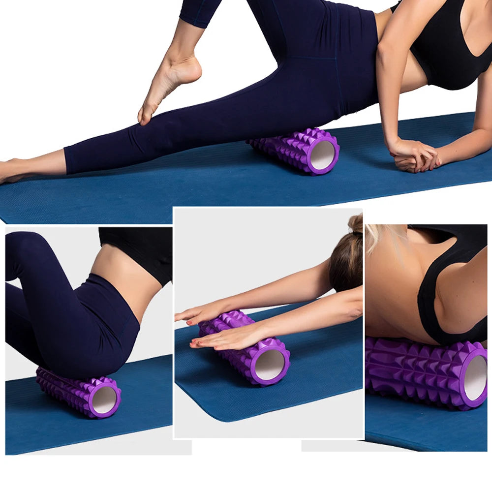 1Pc Foam Massage Roller, Hollow Yoga Column