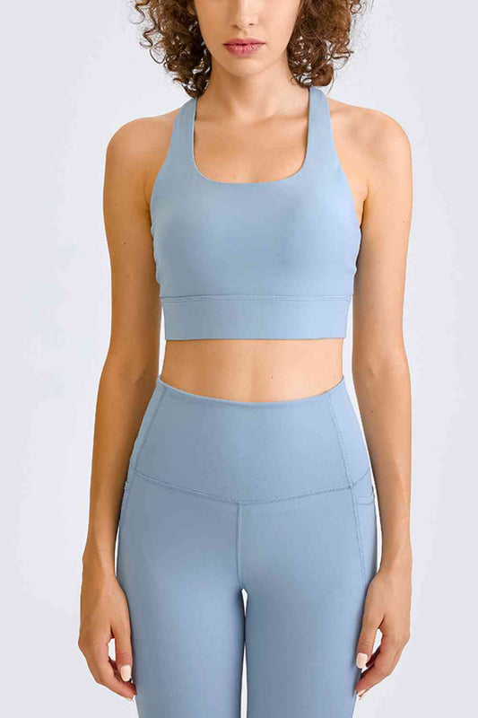 Millennia Cross Back Yoga Crop Top