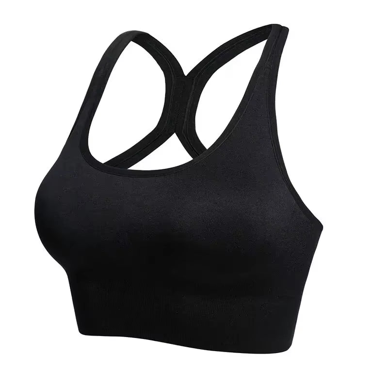 Sexy Sports Bras Racerback Yoga Bra Tank Top Women Fitness Gym Shockproof Seamless Running Workout Fast Dry Underwear Vest